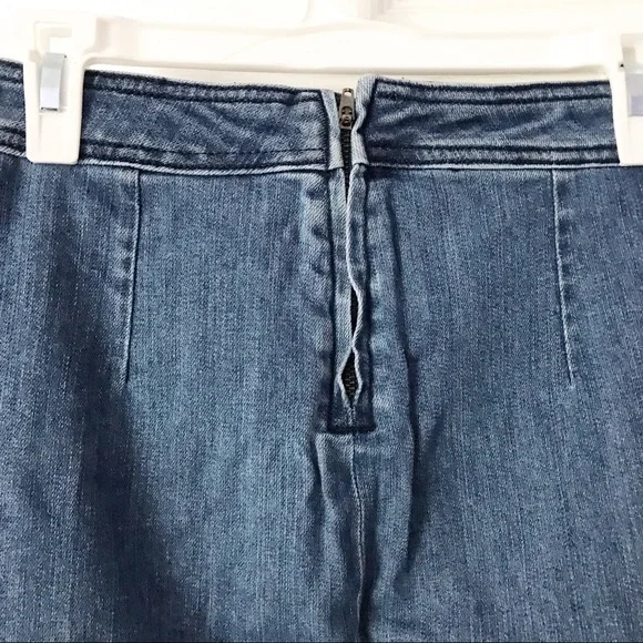 Forever21 blue distress denim skirt - Picture 5 of 7